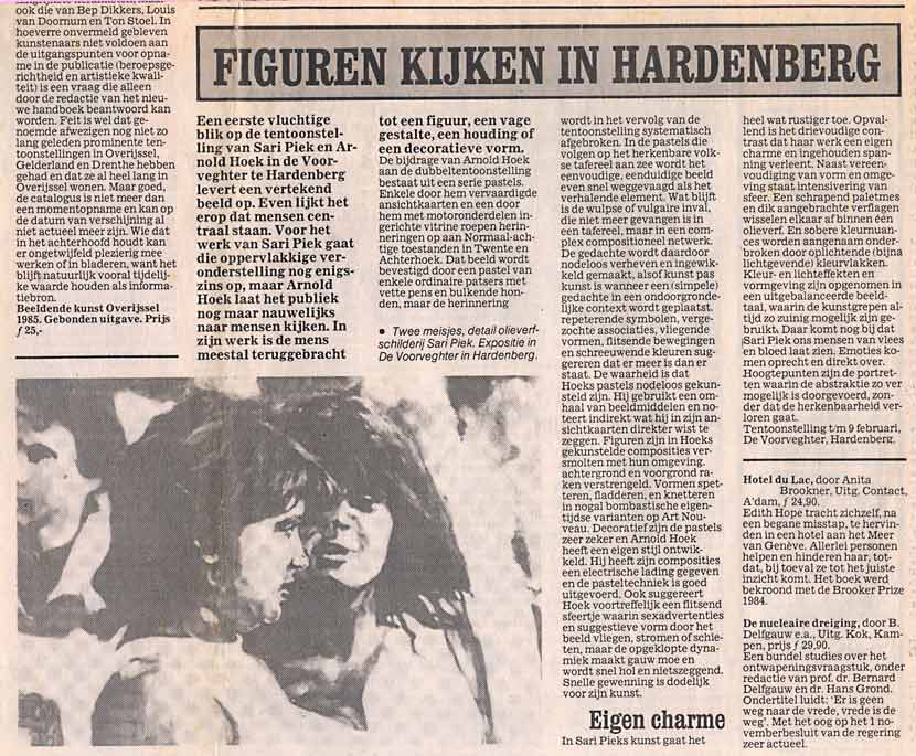 1985 Figuren Kijken in Hardenberg 1-01-85 Wim van der Beek