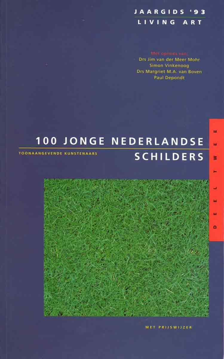 1993 Jaargids Living Art 100 Jonge Nederlandse Schilders   Living Art omslag