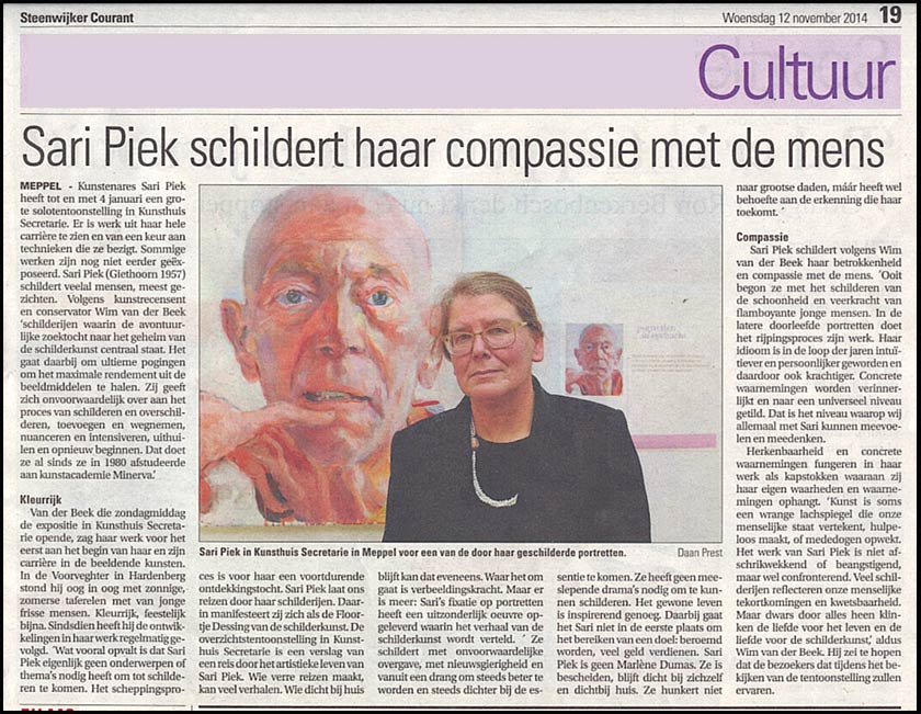 newspaper article named '2014-Recensie-Meppeler-Courant,-Steenwijker-Courant'