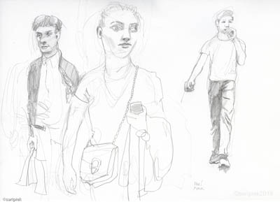 saripiek2018_Tekening_a3_twee_mannen_een_vrouw