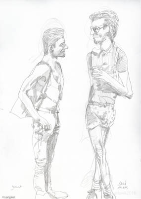 gaunt